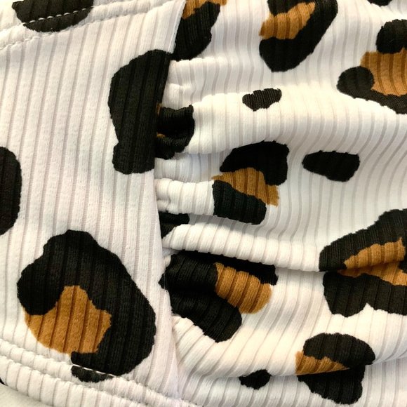 Xhilaration Juniors Animal Print Lightly Lined Bikini Top Bathing Swim XS L XL - Picture 5 of 13